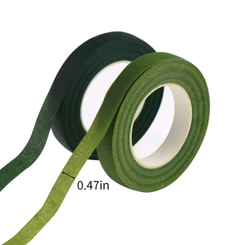 CCINEE 4 Rolls Floral Tapes Bouquet Stem Wrap for Flowers Making Floral Arrangement 0.5 Inch Wide by 30 Yard - Image 2